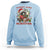 Funny Racoon Christmas Meme Sweatshirt Tummy Ache Survivor - Wonder Print Shop