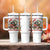 Funny Racoon Christmas Meme Tumbler With Handle Tummy Ache Survivor - Wonder Print Shop