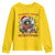Funny Racoon Christmas Meme Youth Sweatshirt Tummy Ache Survivor - Wonder Print Shop