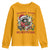 Funny Racoon Christmas Meme Youth Sweatshirt Tummy Ache Survivor - Wonder Print Shop