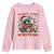 Funny Racoon Christmas Meme Youth Sweatshirt Tummy Ache Survivor - Wonder Print Shop