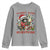 Funny Racoon Christmas Meme Youth Sweatshirt Tummy Ache Survivor - Wonder Print Shop