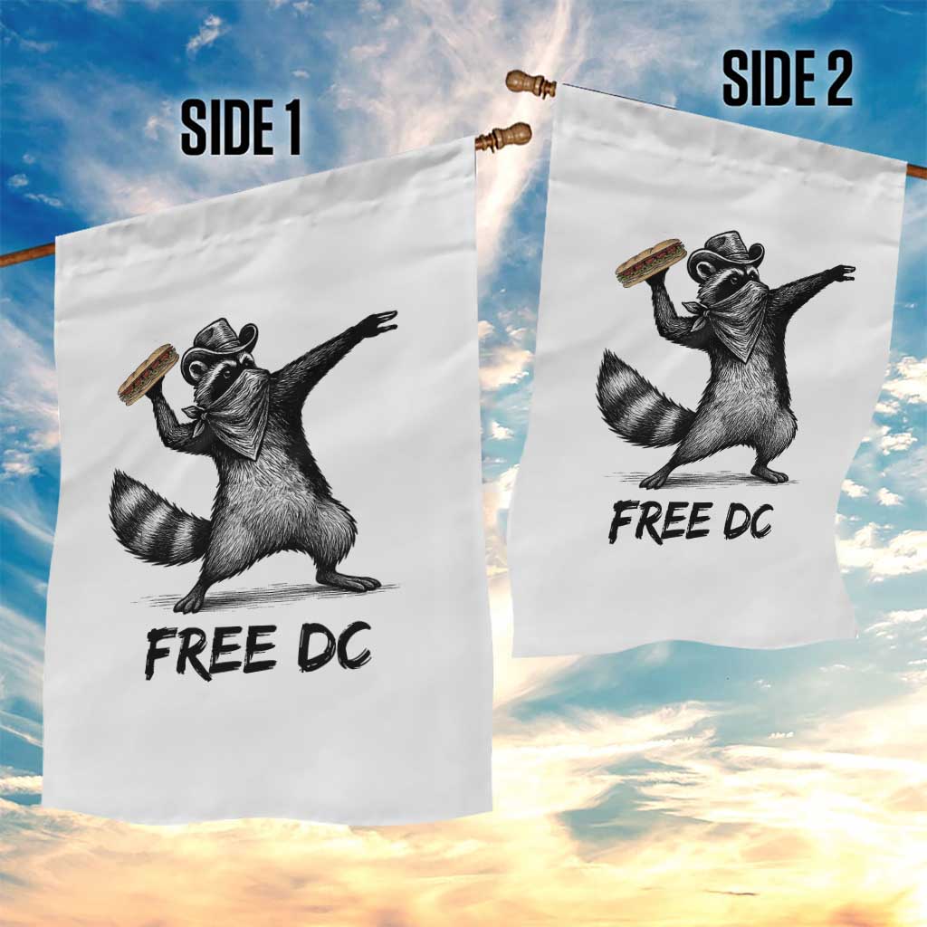 The Sandwich Guy Free DC Garden Flag Funny Racoon Meme - Wonder Print Shop