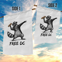 The Sandwich Guy Free DC Garden Flag Funny Racoon Meme - Wonder Print Shop