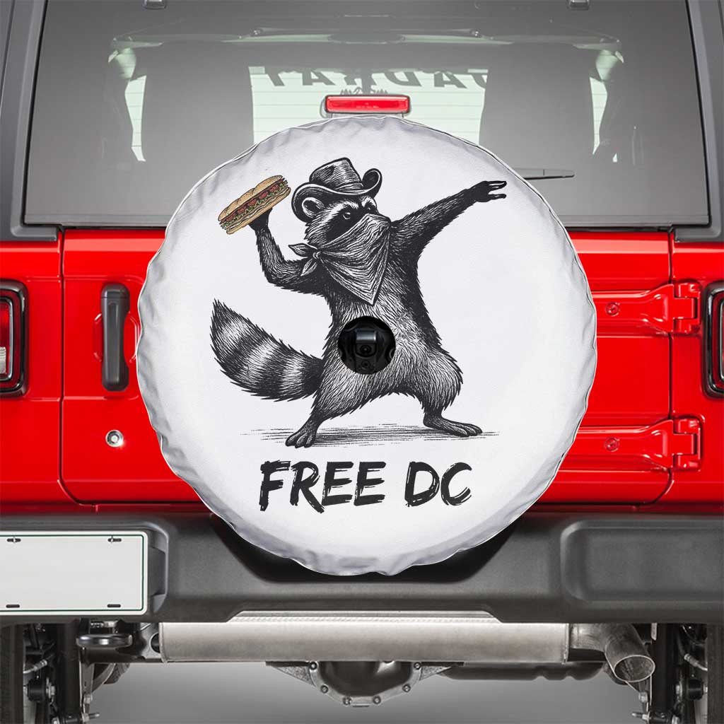 The Sandwich Guy Free DC Spare Tire Cover Funny Racoon Meme - Wonder Print Shop