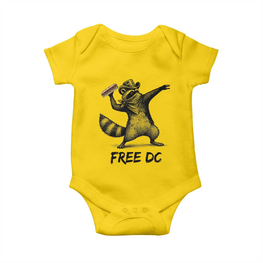 The Sandwich Guy Free DC Baby Onesie Funny Racoon Meme - Wonder Print Shop