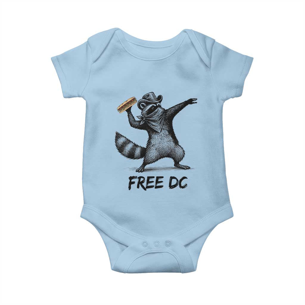 The Sandwich Guy Free DC Baby Onesie Funny Racoon Meme - Wonder Print Shop