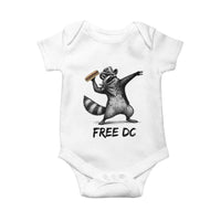 The Sandwich Guy Free DC Baby Onesie Funny Racoon Meme - Wonder Print Shop