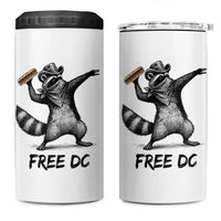 The Sandwich Guy Free DC 4 in 1 Can Cooler Tumbler Funny Racoon Meme