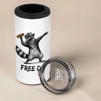 The Sandwich Guy Free DC 4 in 1 Can Cooler Tumbler Funny Racoon Meme