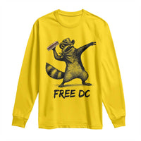 The Sandwich Guy Free DC Long Sleeve Shirt Funny Racoon Meme - Wonder Print Shop