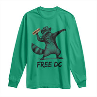 The Sandwich Guy Free DC Long Sleeve Shirt Funny Racoon Meme - Wonder Print Shop