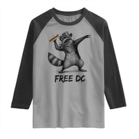The Sandwich Guy Free DC Raglan Shirt Funny Racoon Meme - Wonder Print Shop