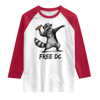 The Sandwich Guy Free DC Raglan Shirt Funny Racoon Meme - Wonder Print Shop