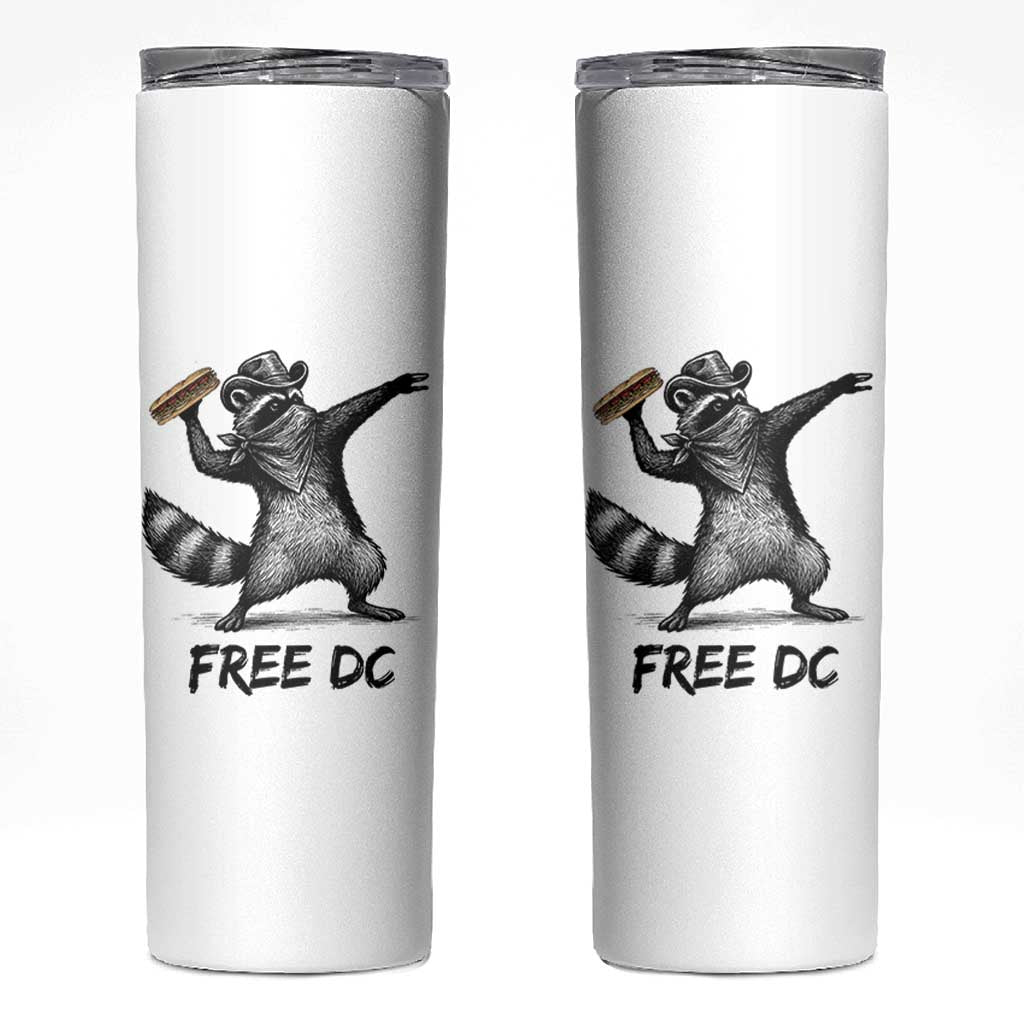 The Sandwich Guy Free DC Skinny Tumbler Funny Racoon Meme