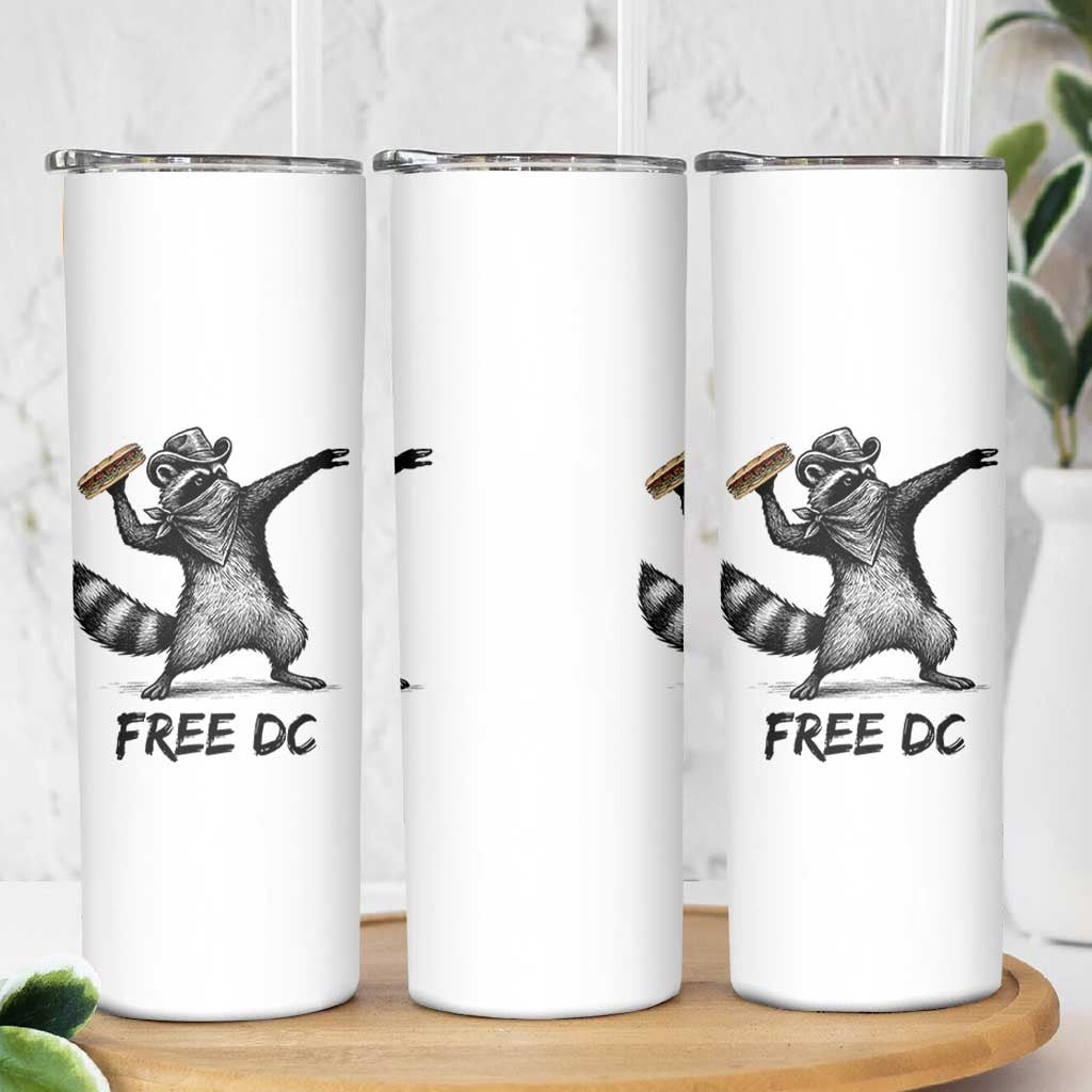 The Sandwich Guy Free DC Skinny Tumbler Funny Racoon Meme