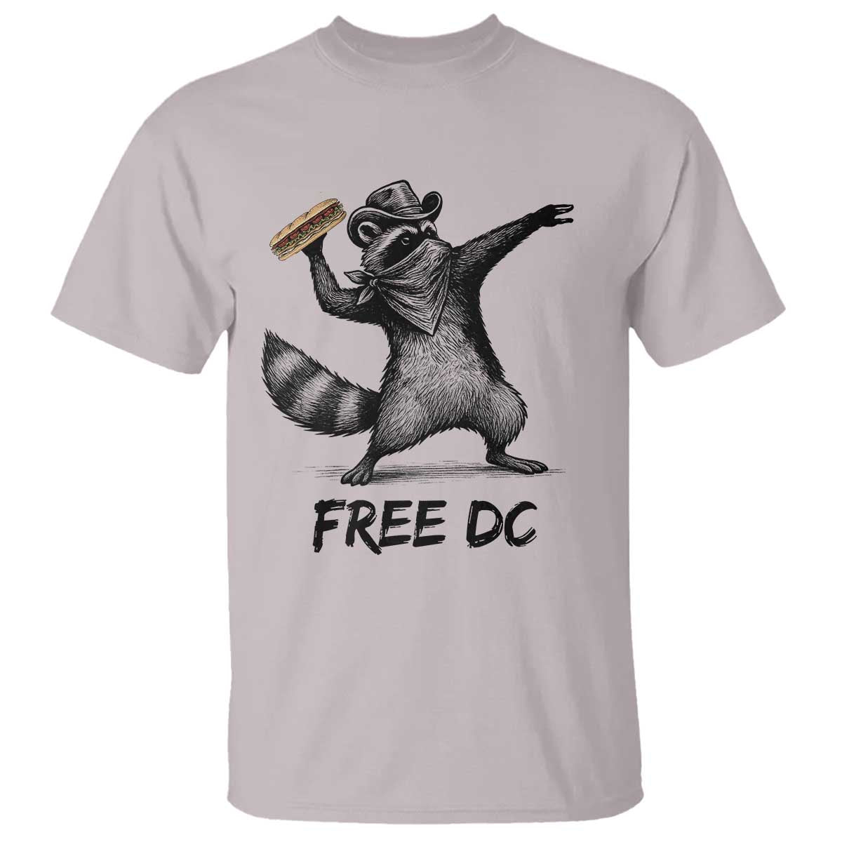 The Sandwich Guy Free DC T Shirt Funny Racoon Meme - Wonder Print Shop
