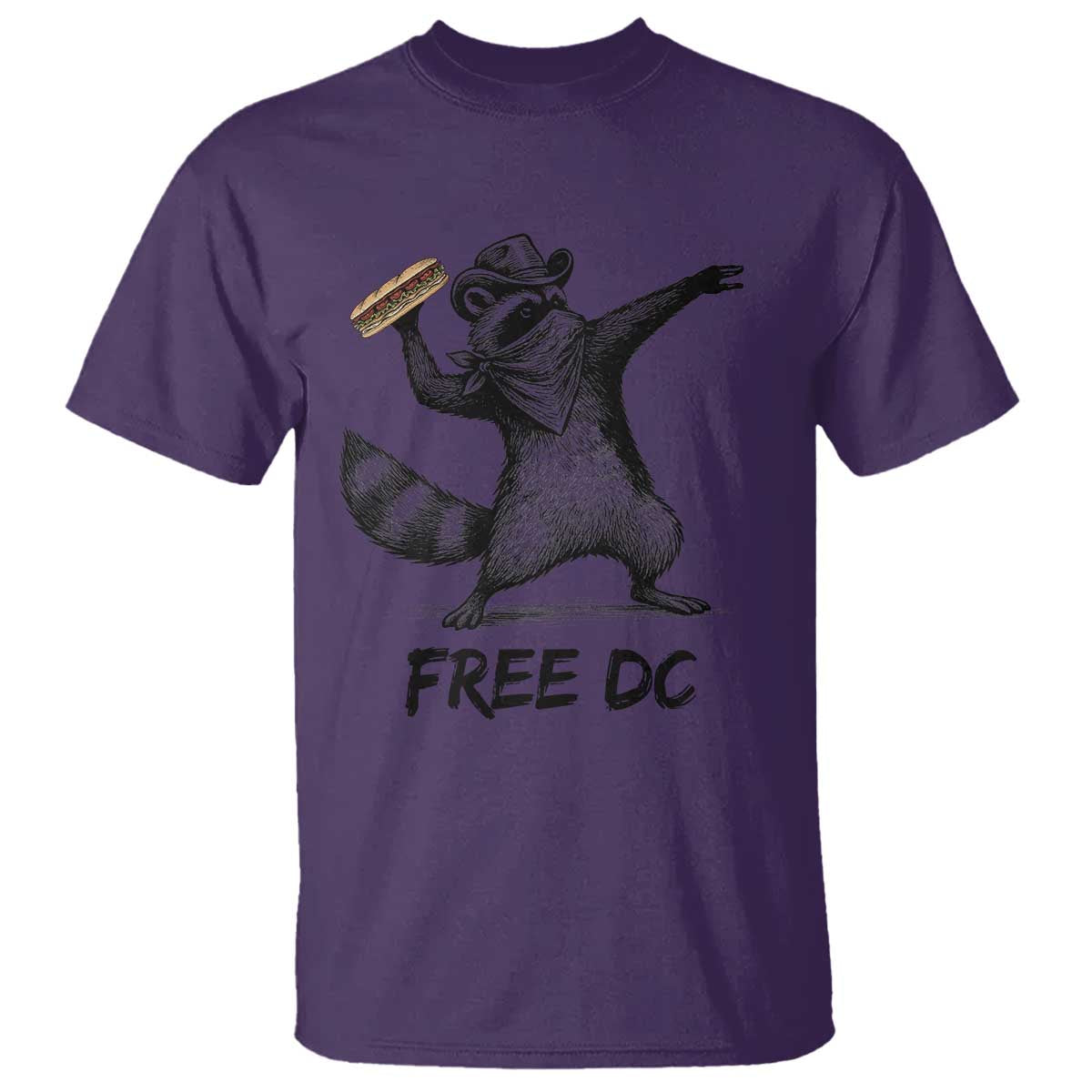 The Sandwich Guy Free DC T Shirt Funny Racoon Meme - Wonder Print Shop