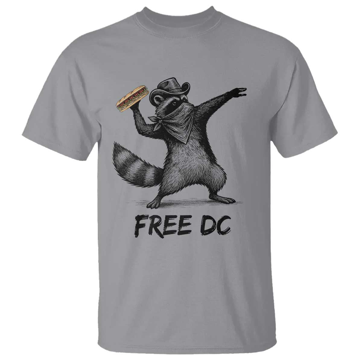 The Sandwich Guy Free DC T Shirt Funny Racoon Meme - Wonder Print Shop