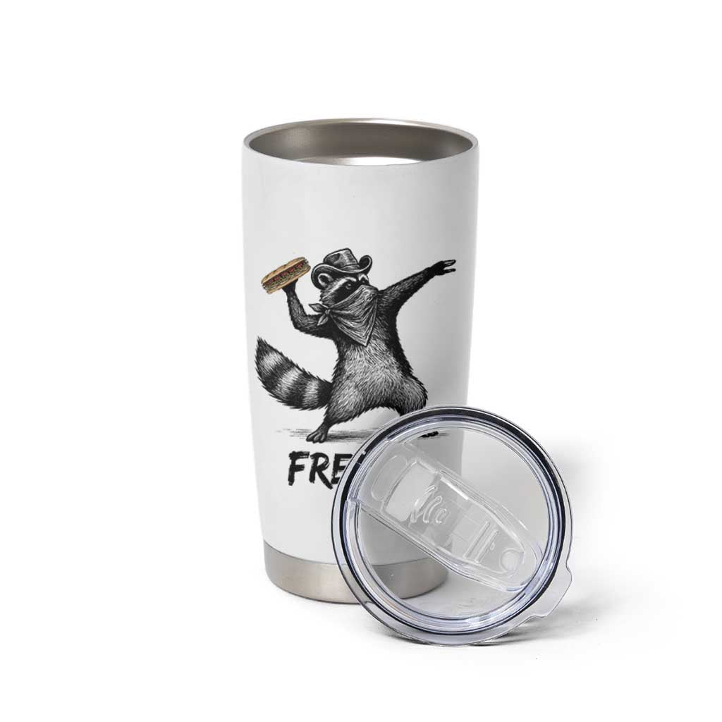 The Sandwich Guy Free DC Tumbler Cup Funny Racoon Meme