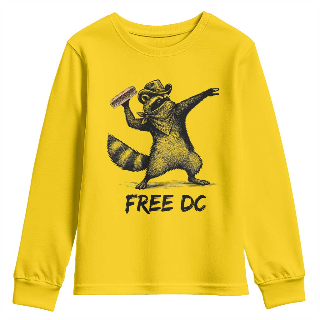 The Sandwich Guy Free DC Youth Sweatshirt Funny Racoon Meme - Wonder Print Shop