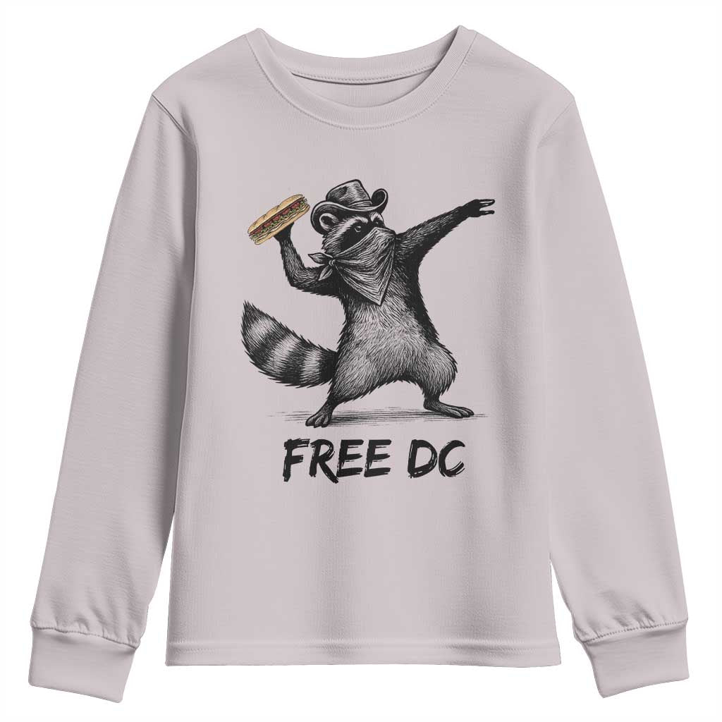 The Sandwich Guy Free DC Youth Sweatshirt Funny Racoon Meme - Wonder Print Shop