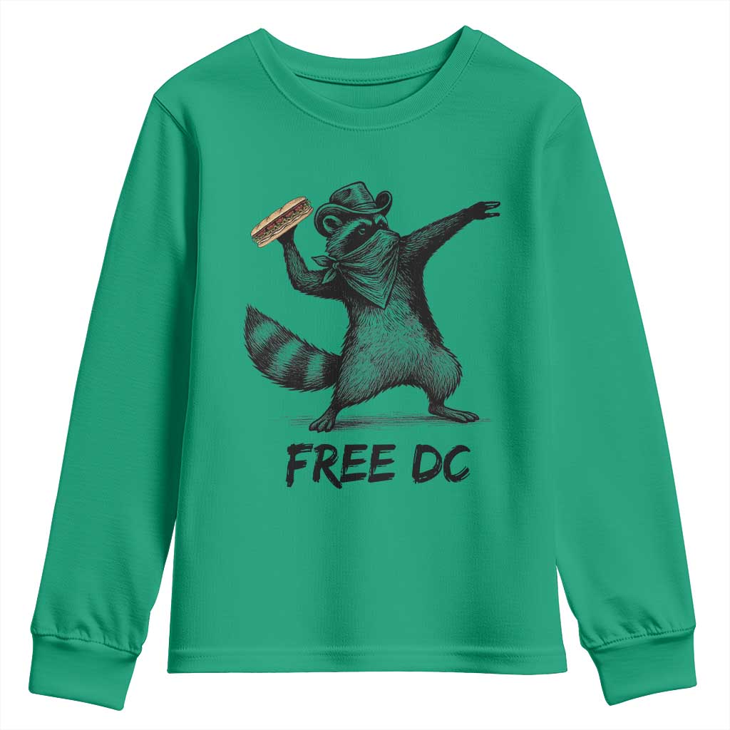 The Sandwich Guy Free DC Youth Sweatshirt Funny Racoon Meme - Wonder Print Shop