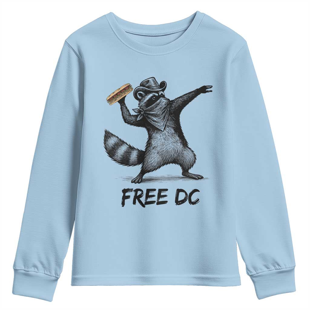 The Sandwich Guy Free DC Youth Sweatshirt Funny Racoon Meme - Wonder Print Shop