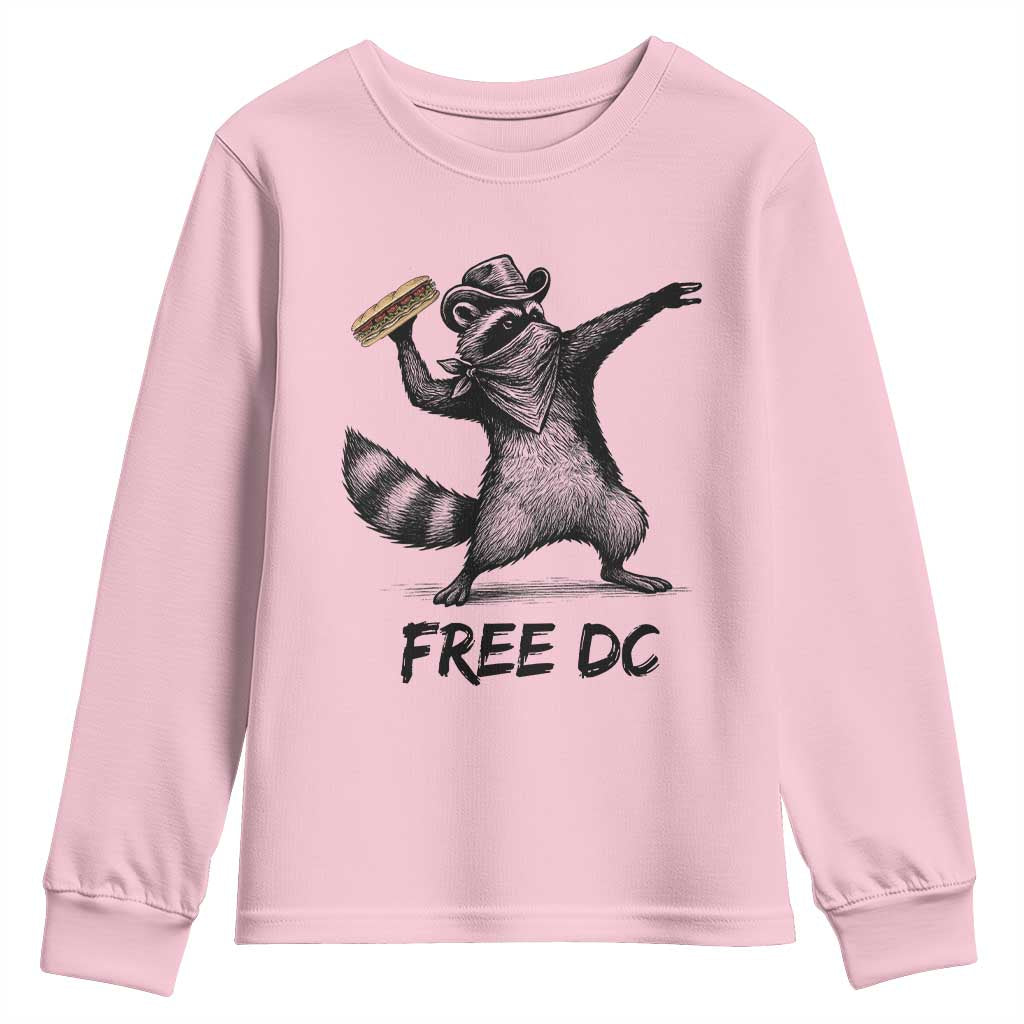 The Sandwich Guy Free DC Youth Sweatshirt Funny Racoon Meme - Wonder Print Shop