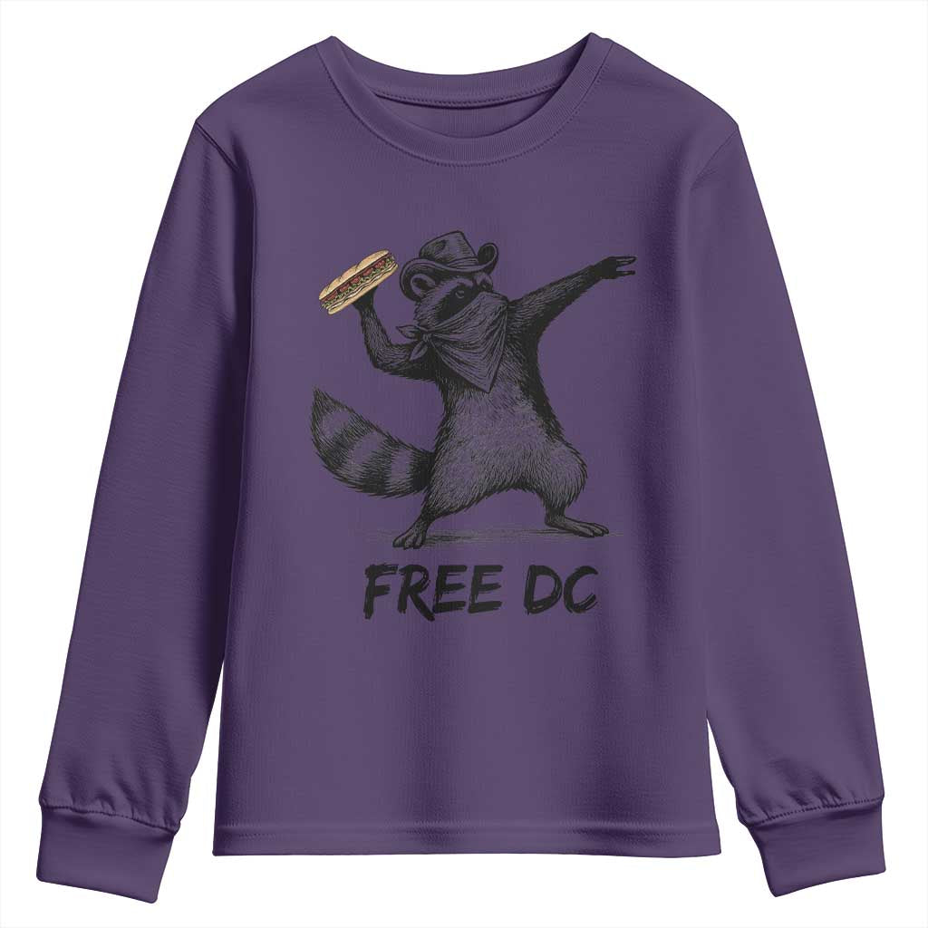 The Sandwich Guy Free DC Youth Sweatshirt Funny Racoon Meme - Wonder Print Shop