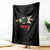 Cat Christmas Meme Throw Blanket Eepy Kitten Silly Sleepy - Wonder Print Shop
