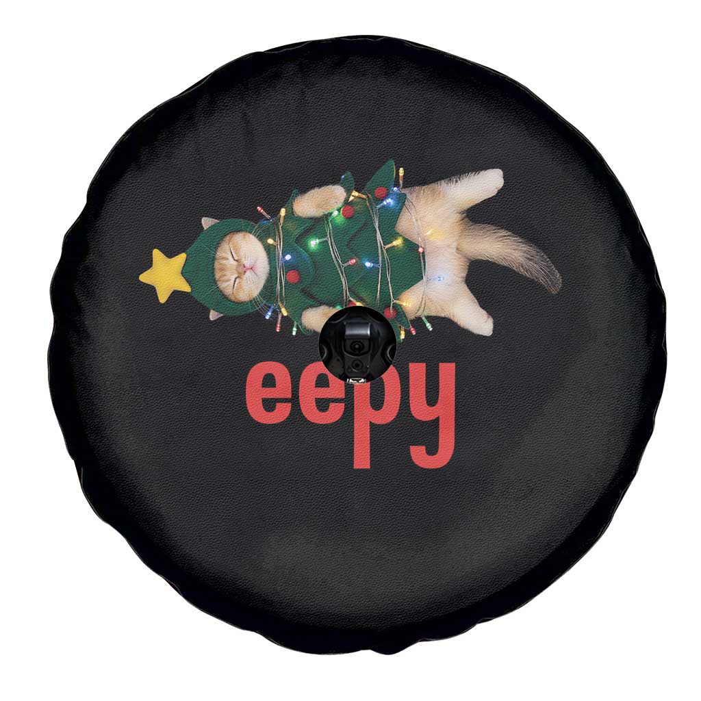 Cat Christmas Meme Spare Tire Cover Eepy Kitten Silly Sleepy - Wonder Print Shop