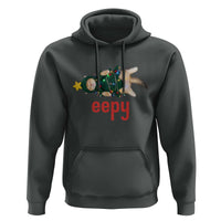 Cat Christmas Meme Hoodie Eepy Kitten Silly Sleepy - Wonder Print Shop