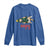 Cat Christmas Meme Long Sleeve Shirt Eepy Kitten Silly Sleepy - Wonder Print Shop