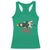 Cat Christmas Meme Racerback Tank Top Eepy Kitten Silly Sleepy - Wonder Print Shop