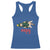 Cat Christmas Meme Racerback Tank Top Eepy Kitten Silly Sleepy - Wonder Print Shop