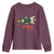 Cat Christmas Meme Youth Sweatshirt Eepy Kitten Silly Sleepy - Wonder Print Shop