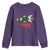 Cat Christmas Meme Youth Sweatshirt Eepy Kitten Silly Sleepy - Wonder Print Shop