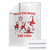 Funny Santa Christmas Throw Blanket Rizz Em With The Tism - Wonder Print Shop