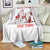 Funny Santa Christmas Throw Blanket Rizz Em With The Tism - Wonder Print Shop