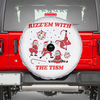 Funny Santa Christmas Spare Tire Cover Rizz Em With The Tism - Wonder Print Shop