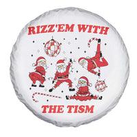Funny Santa Christmas Spare Tire Cover Rizz Em With The Tism - Wonder Print Shop