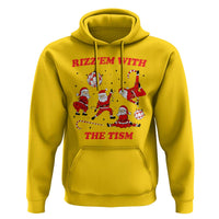 Funny Santa Christmas Hoodie Rizz Em With The Tism - Wonder Print Shop