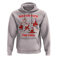 Funny Santa Christmas Hoodie Rizz Em With The Tism - Wonder Print Shop