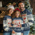 Funny Santa Xmas Ugly Christmas Sweater Rizz Em With The Tism - Wonder Print Shop