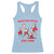 Funny Santa Christmas Racerback Tank Top Rizz Em With The Tism - Wonder Print Shop