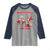 Funny Santa Christmas Raglan Shirt Rizz Em With The Tism - Wonder Print Shop