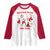 Funny Santa Christmas Raglan Shirt Rizz Em With The Tism - Wonder Print Shop