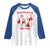 Funny Santa Christmas Raglan Shirt Rizz Em With The Tism - Wonder Print Shop