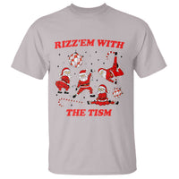 Funny Santa Christmas T Shirt Rizz Em With The Tism - Wonder Print Shop